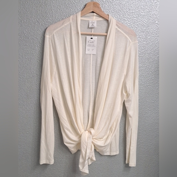NWT Cielo Ivory Open Front Wrap/Cardigan Size XL - Picture 8 of 13